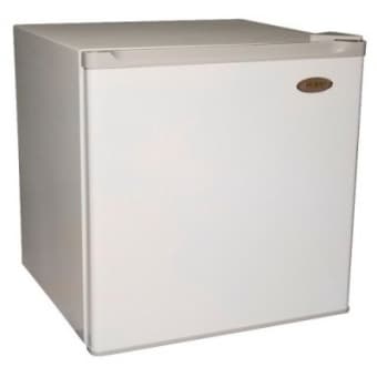 Haier 1.7 Cu-Ft Refrigerator/Freezer, White 1