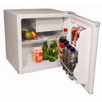 Haier 1.7 Cu-Ft Refrigerator/Freezer, White 2
