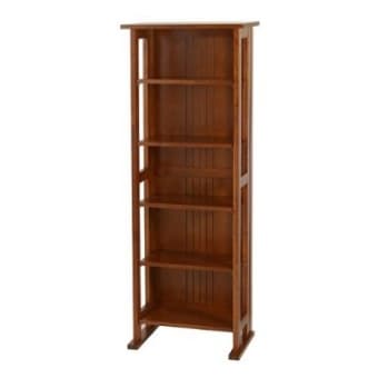 Handsome wooden CD / DVD shelf - $40 (palo alto) 1