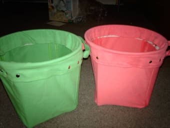 Colorful Canvas Storage Buckets - Great for Kids! Only $25! (Reg. $48) 1