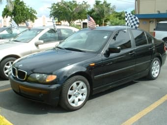 2004 325i BMW, 4-door black, interior black, manual, FOR SALE! 1