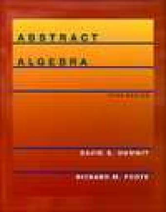 Dummit Abstract Algebra for $100 1