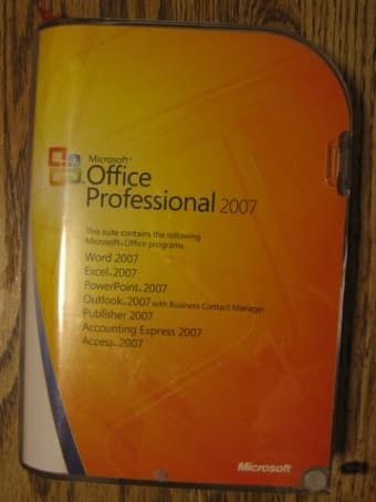 Microsoft Office Professional 2007 $100 1