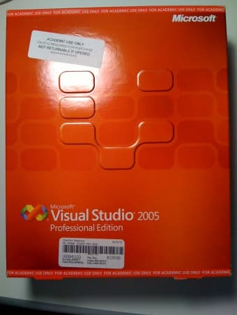 Microsoft Visual Studio 2005 Professional Edition - $78 1