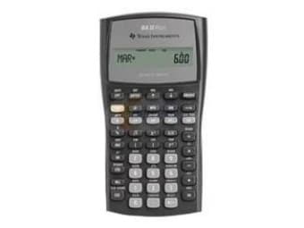 Texas Instruments BAII PLUS Financial Calculator (Like Brand New): $20 1