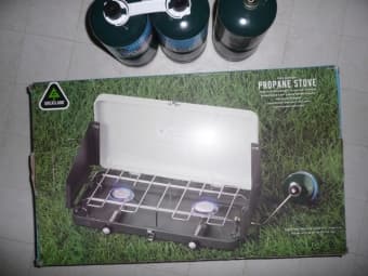 Portable Dual Gas Burner for Camping - $50 1