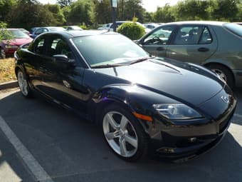 2005 BLACK MAZDA RX-8 (BOSE SOUND SYS/LEATHER SEATS/MOONROOF) $15750 3