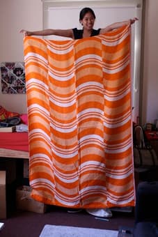 Orange Tapestry 1