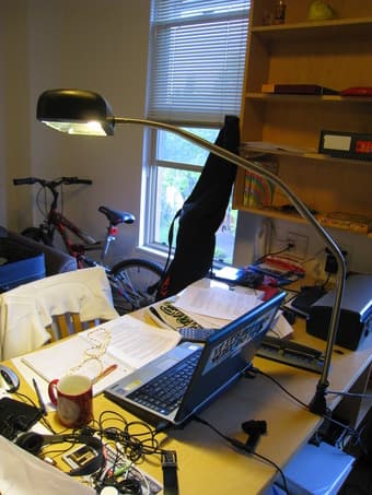 multidirectional clip-on desk lamp - $6 1