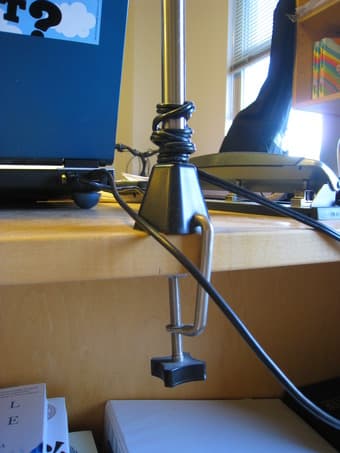 multidirectional clip-on desk lamp - $6 2