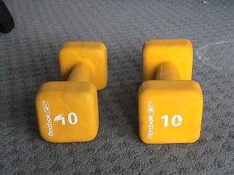 Neoprene Dumbbels. Selling for $15 2