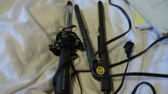 Barely used Hair Curler & Straightener. $10 for set of 2 1