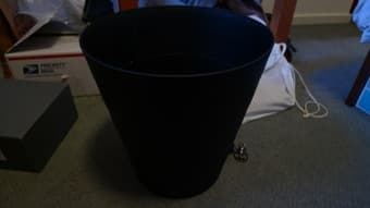 Black Trash Bin $3 2