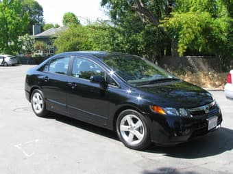 2008 Black Honda Civic EX-L first owner, great condition 2