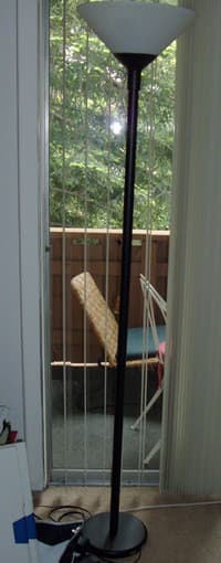 Two floor lamps - $15 together! 2