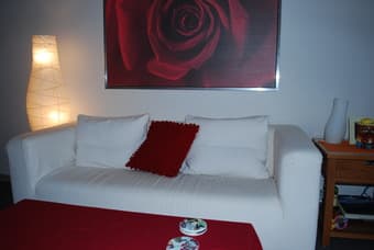 Ikea Love seat with three cushions- 200$ 1