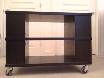 Crate and Barrel media stand ($120 or best offer) 1