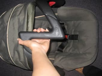 Child seat and stroller (evenflu) -- $30 3