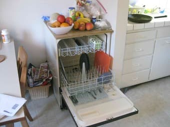 Whirlpool portable dishwasher, $120 2