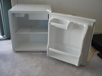 Daewoo cube mini fridge-$40 1