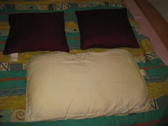 FS: pillows/dish holder/kitchen containers/basket for bath/hangers-$12 1