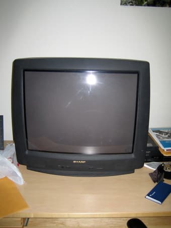 Sharp color TV (27" inch television) 1