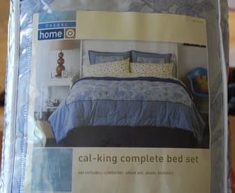 Home cal-King Complete Bed Set 220 count, $45 3
