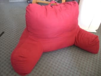 Red Bed Rest Pillow $10 OBO 1