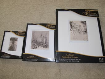 Black Picture Frames, boxed as new, excellent condition, various sizes 1