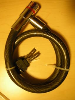 bike lock, coffee maker, small burner, and used rice cooker 1