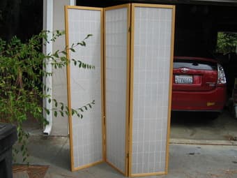 3 panel room divider  $60 1