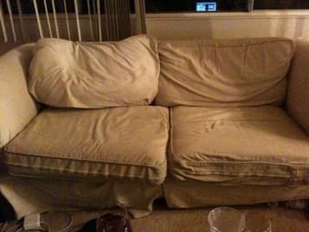 Two large couches - one queen pullout 2