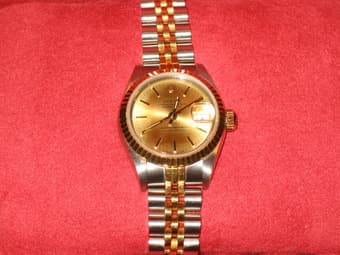 ****LADIES ROLEX DATEJUST TWO TONE WATCH**** 1