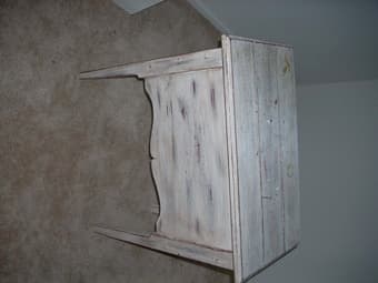 Antique End or Bedside table w/ Shelf! 1