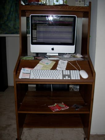Vertical Computer Desk! 1