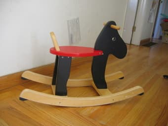 baby rocking horse - $18 1
