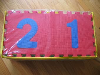 ABC and 123 floor mat for babies - $35 2