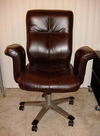 Leather High-Back Chair for sale 1