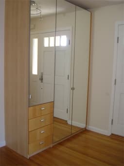 Stylish storage: 2 modern custom ??????built-in?????? closets 1
