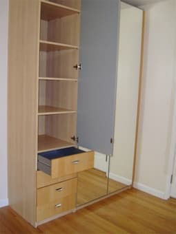 Stylish storage: 2 modern custom ??????built-in?????? closets 3