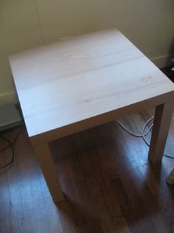 Light wooden endtable 1