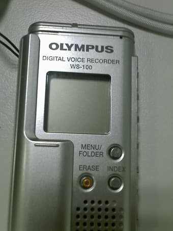 Olympus WS-100 Digital Voice Recorder 1