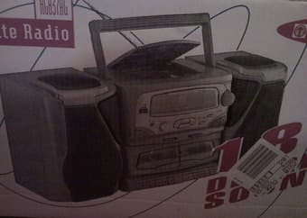 Koss CD Player Dual Cassette Radio Stereo- $45 3