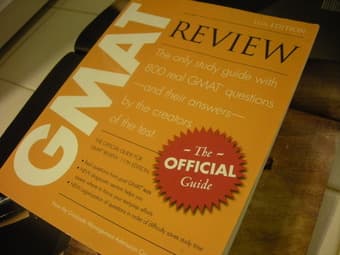 Books 1: GMAT Review Official Guide $5 2
