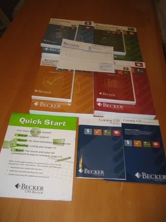 2009 Becker CPA Review Course, inclu all lecture DVDs 2