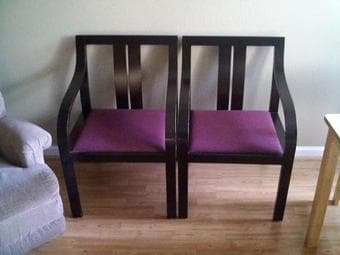 for sale: floor lamp, dining chairs 1