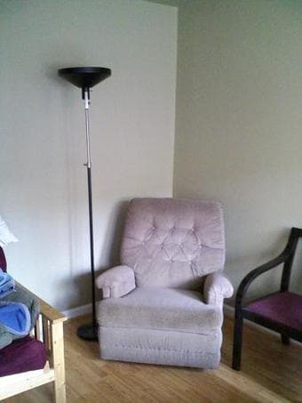 for sale: floor lamp, dining chairs 2