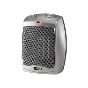 Heater $10, kettle $5, floor lamp $5 1