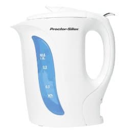Heater $10, kettle $5, floor lamp $5 2