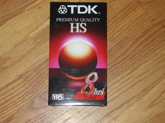 Blank TDK videotapes $2 each 1